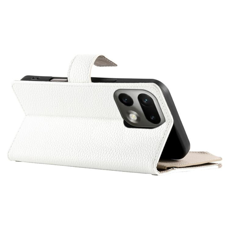 For Realme 16 Pro 5G Stitching Multi-card Zipper Wallet Leather Phone Case with Short Strap