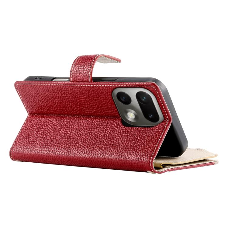 For Realme 16 Pro 5G Stitching Multi-card Zipper Wallet Leather Phone Case with Short Strap