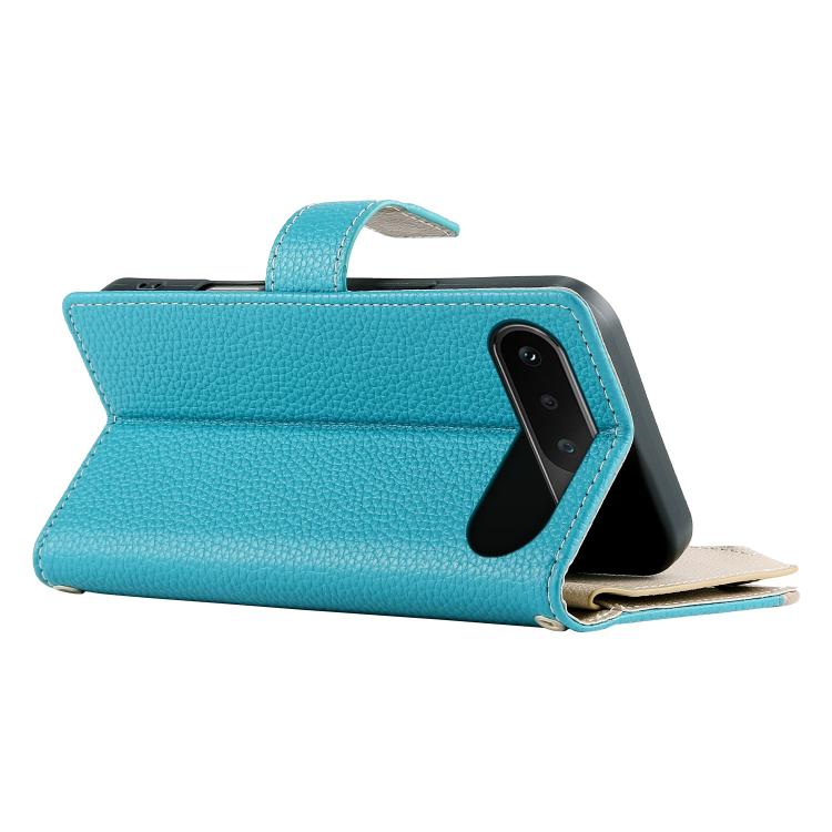 For Realme 16 5G Stitching Multi-card Zipper Wallet Leather Phone Case with Short Strap