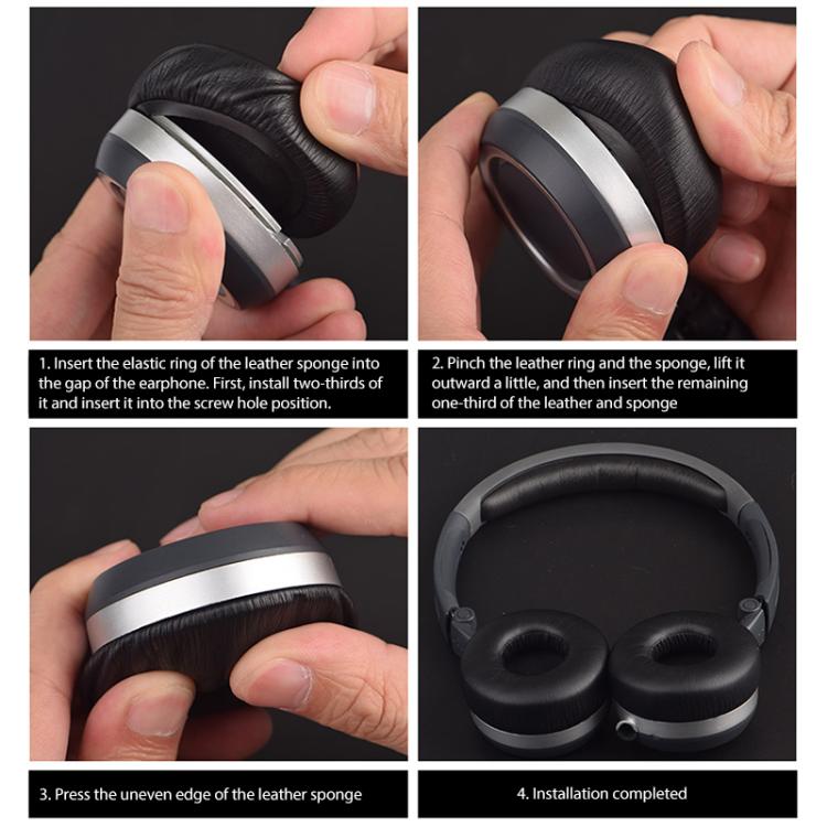 2pcs Lambskin Replacement Earpads For EDIFIER W830BT / W860NB