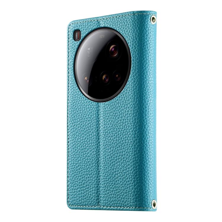 For Xiaomi 15 Ultra Stitching Multi-card Zipper Wallet Leather Phone Case with Short Strap