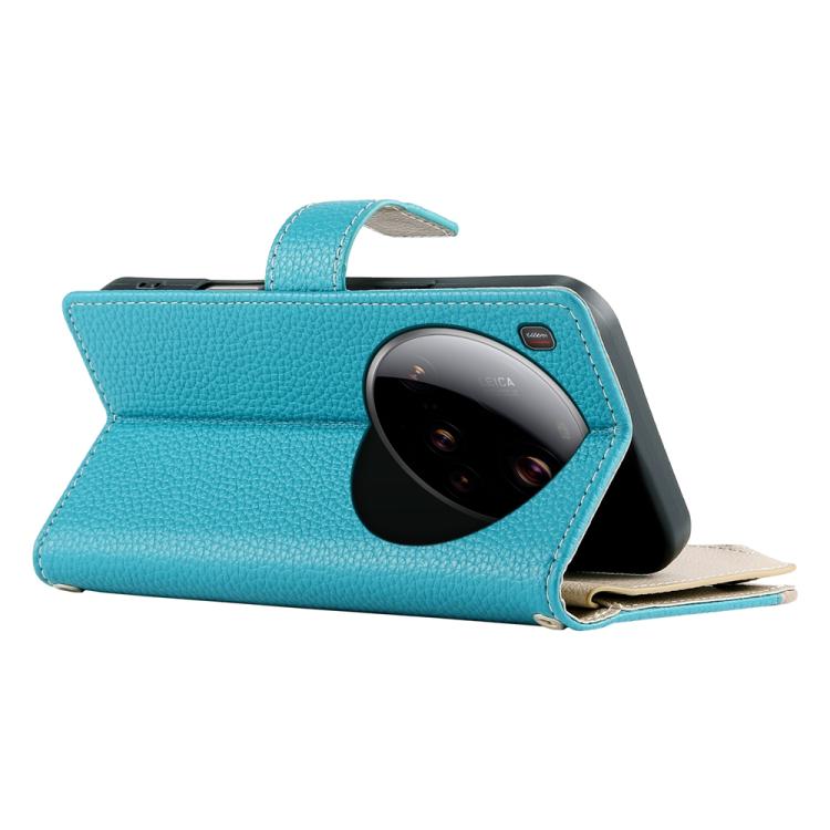 For Xiaomi 15 Ultra Stitching Multi-card Zipper Wallet Leather Phone Case with Short Strap
