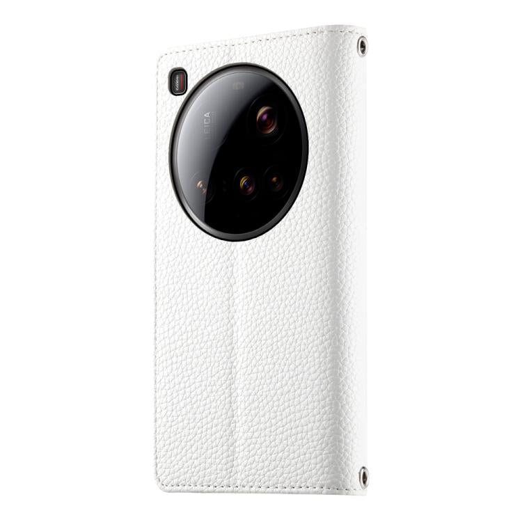 For Xiaomi 15 Ultra Stitching Multi-card Zipper Wallet Leather Phone Case with Short Strap
