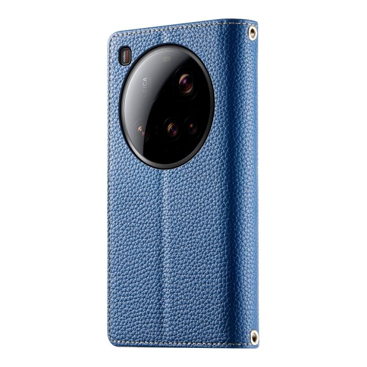For Xiaomi 15 Ultra Stitching Multi-card Zipper Wallet Leather Phone Case with Short Strap