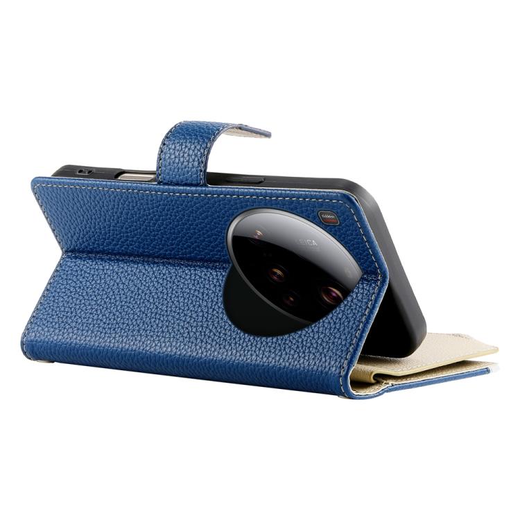 For Xiaomi 15 Ultra Stitching Multi-card Zipper Wallet Leather Phone Case with Short Strap
