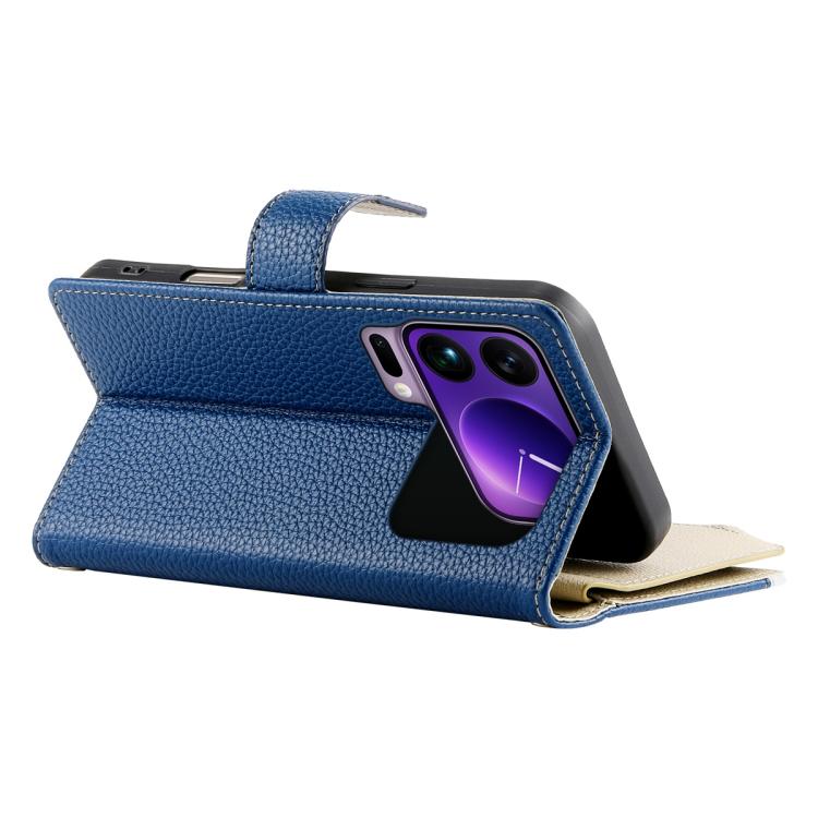 For Xiaomi 17 Pro Max Stitching Multi-card Zipper Wallet Leather Phone Case with Short Strap