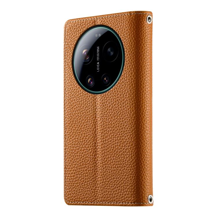 For Xiaomi 17 Ultra Stitching Multi-card Zipper Wallet Leather Phone Case with Short Strap