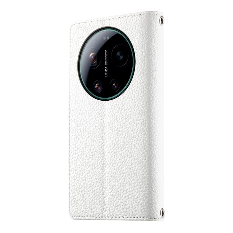 For Xiaomi 17 Ultra Stitching Multi-card Zipper Wallet Leather Phone Case with Short Strap