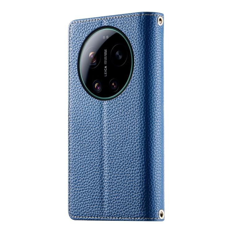 For Xiaomi 17 Ultra Stitching Multi-card Zipper Wallet Leather Phone Case with Short Strap