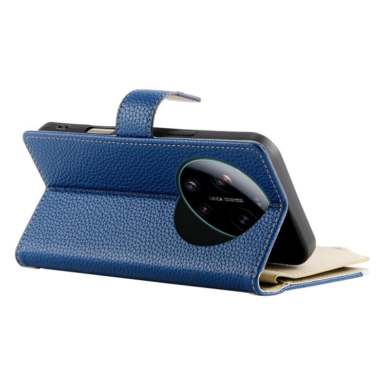 For Xiaomi 17 Ultra Stitching Multi-card Zipper Wallet Leather Phone Case with Short Strap