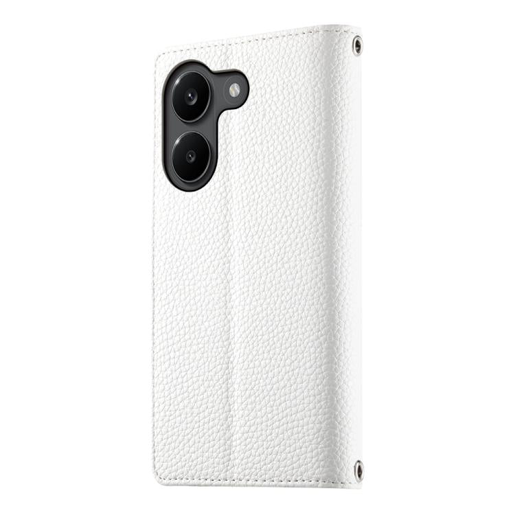 For Xiaomi Poco X8 Pro 5G / Redmi Turbo 5 5G Stitching Multi-card Zipper Wallet Leather Phone Case with Short Strap