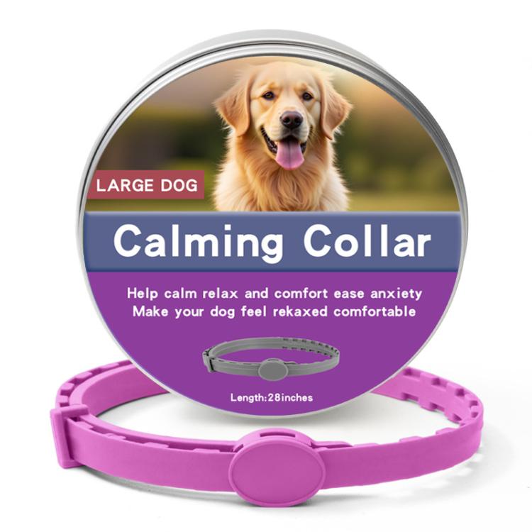 Pet Deworming Calming Collar Fleas Ticks Removing, Aluminum Box Packing, Model:72cm For Large Dog
