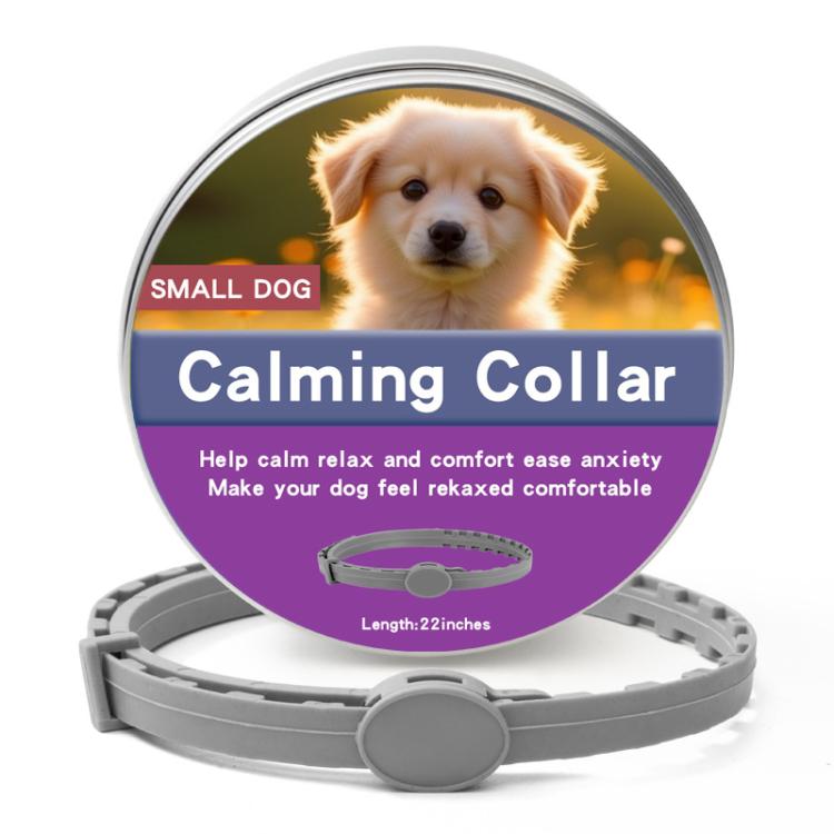 Pet Deworming Calming Collar Fleas Ticks Removing, Aluminum Box Packing, Model:56cm For Puppy