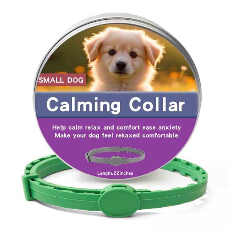 Pet Deworming Calming Collar Fleas Ticks Removing, Aluminum Box Packing, Model:56cm For Puppy