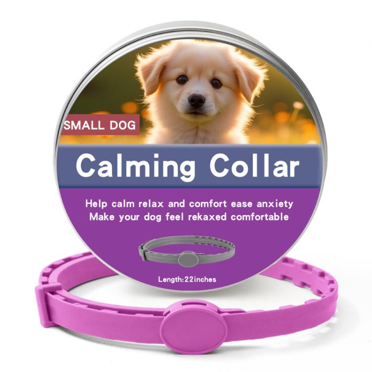 Pet Deworming Calming Collar Fleas Ticks Removing, Aluminum Box Packing, Model:56cm For Puppy