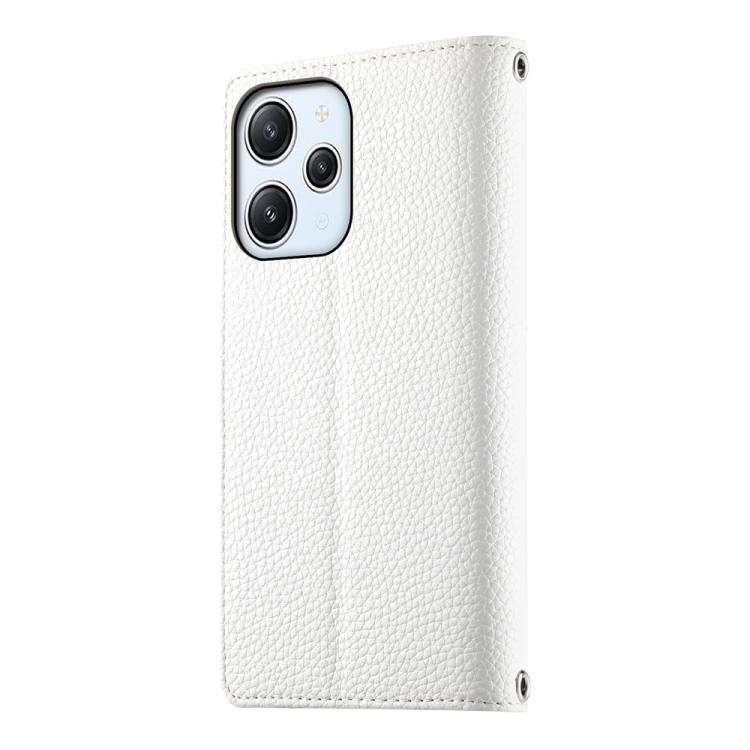For Redmi 12 4G / 5G / Note 12R Stitching Multi-card Zipper Wallet Leather Phone Case with Short Strap