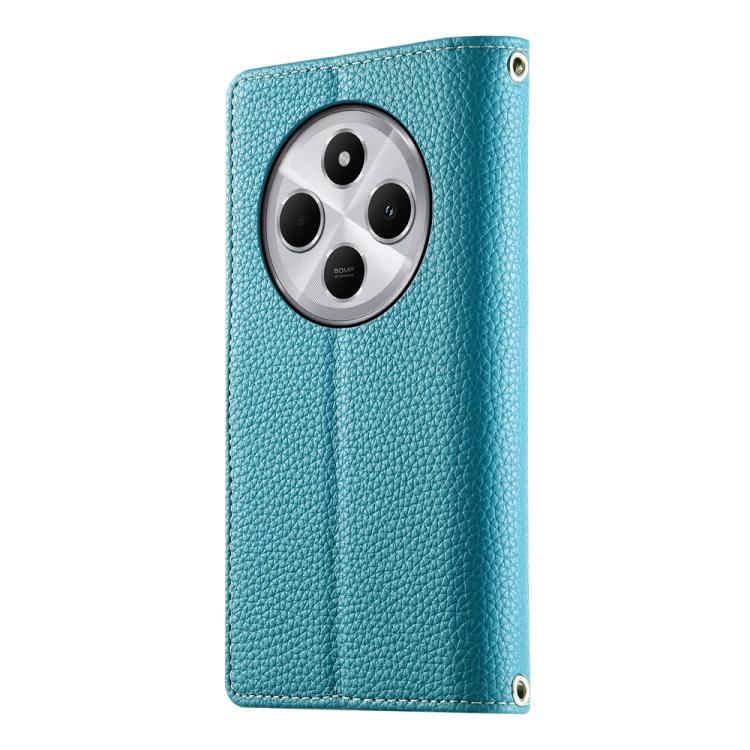 For Redmi 14C 4G / 14R / A4 5G / A3 Pro Stitching Multi-card Zipper Wallet Leather Phone Case with Short Strap