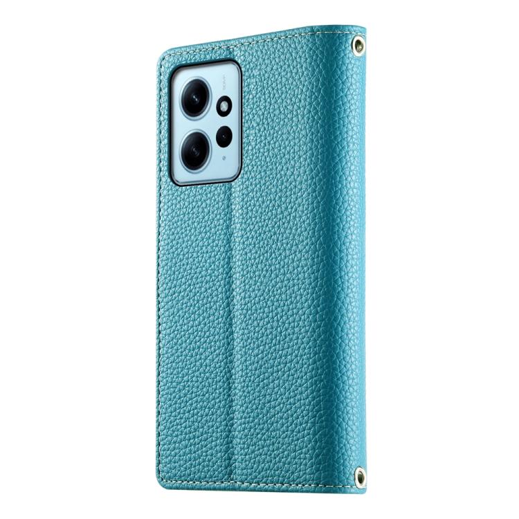 For Redmi Note 12 4G Global / Note 12R Pro Stitching Multi-card Zipper Wallet Leather Phone Case with Short Strap