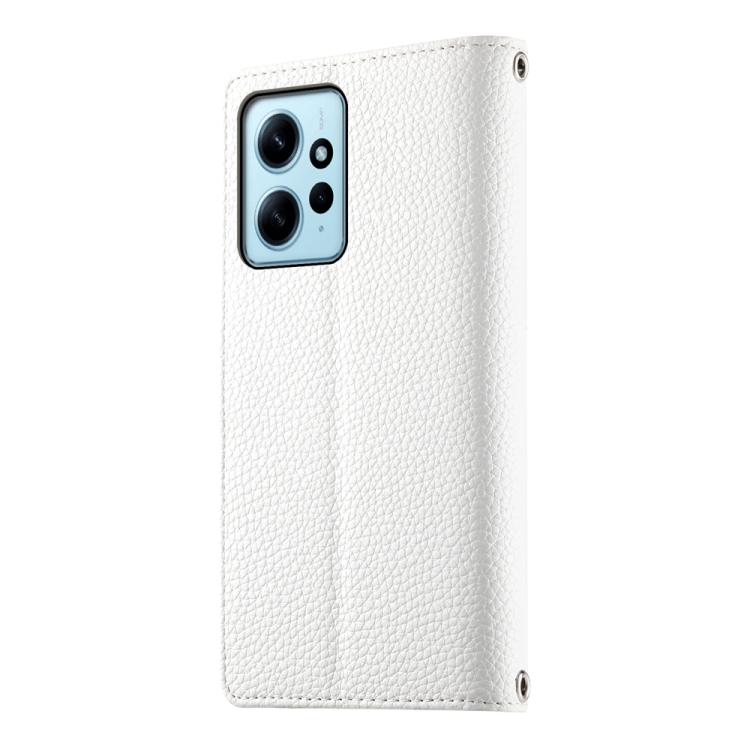 For Redmi Note 12 4G Global / Note 12R Pro Stitching Multi-card Zipper Wallet Leather Phone Case with Short Strap