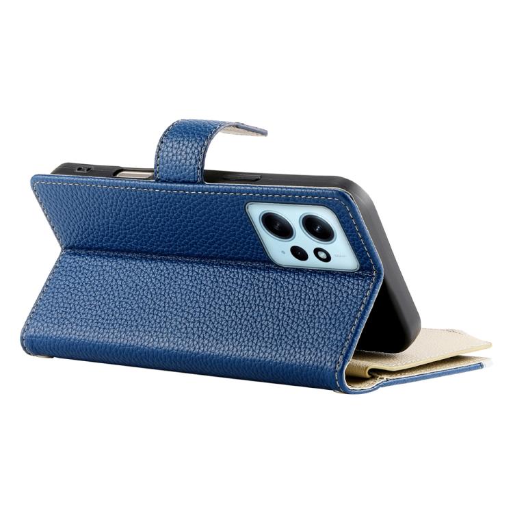 For Redmi Note 12 4G Global / Note 12R Pro Stitching Multi-card Zipper Wallet Leather Phone Case with Short Strap