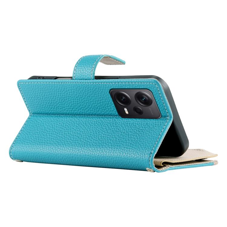 For Redmi Note12 Pro+ Global / Note12 Explorer Stitching Multi-card Zipper Wallet Leather Phone Case with Short Strap
