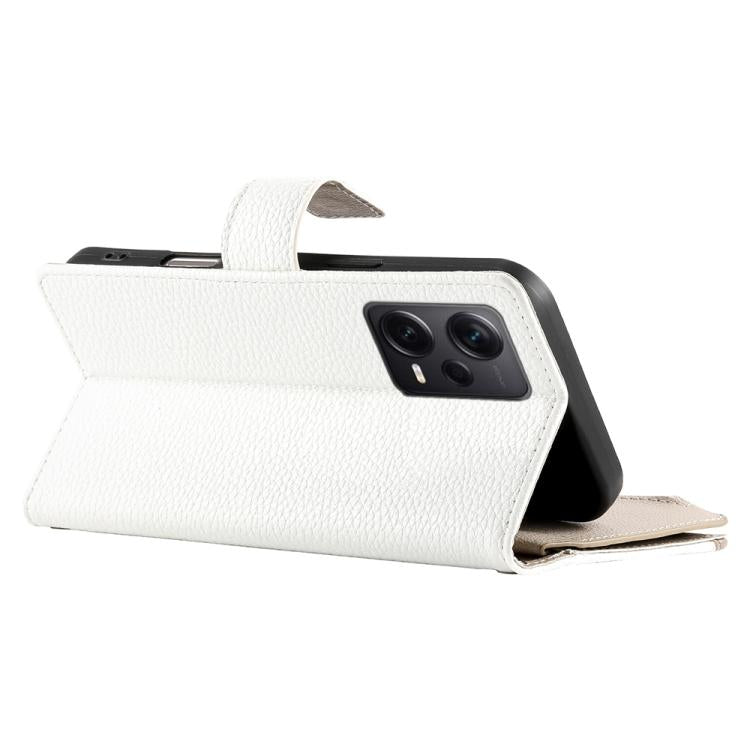 For Redmi Note12 Pro+ Global / Note12 Explorer Stitching Multi-card Zipper Wallet Leather Phone Case with Short Strap