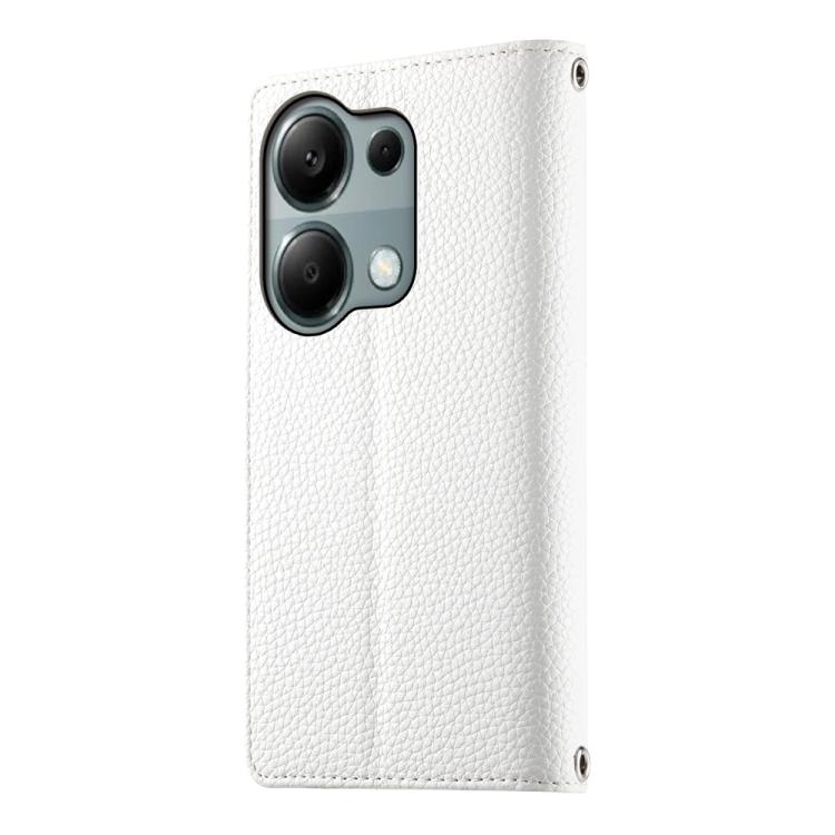 For Redmi Note 13 Pro 4G / Poco M6 Pro Stitching Multi-card Zipper Wallet Leather Phone Case with Short Strap