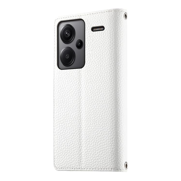 For Redmi Note 13 Pro+ Global Stitching Multi-card Zipper Wallet Leather Phone Case with Short Strap