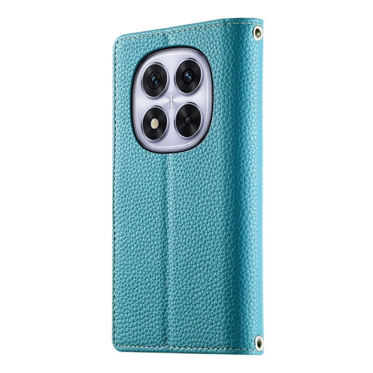 For Redmi Note 14 Pro 5G / Note 14 Pro+ 5G Stitching Multi-card Zipper Wallet Leather Phone Case with Short Strap