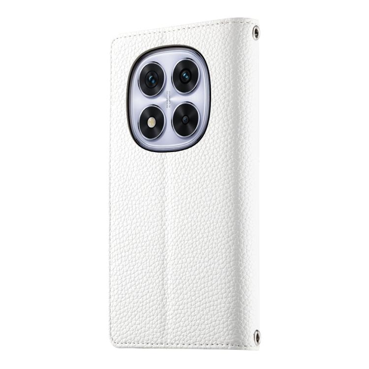 For Redmi Note 14 Pro 5G / Note 14 Pro+ 5G Stitching Multi-card Zipper Wallet Leather Phone Case with Short Strap
