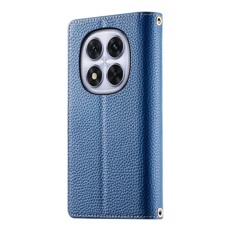 For Redmi Note 14 Pro 5G / Note 14 Pro+ 5G Stitching Multi-card Zipper Wallet Leather Phone Case with Short Strap