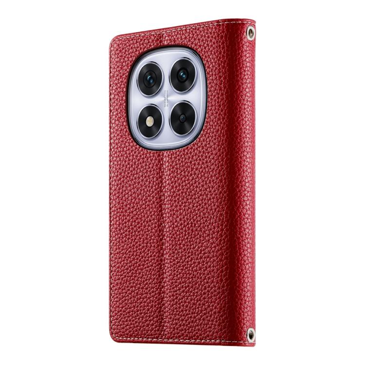 For Redmi Note 14 Pro 5G / Note 14 Pro+ 5G Stitching Multi-card Zipper Wallet Leather Phone Case with Short Strap