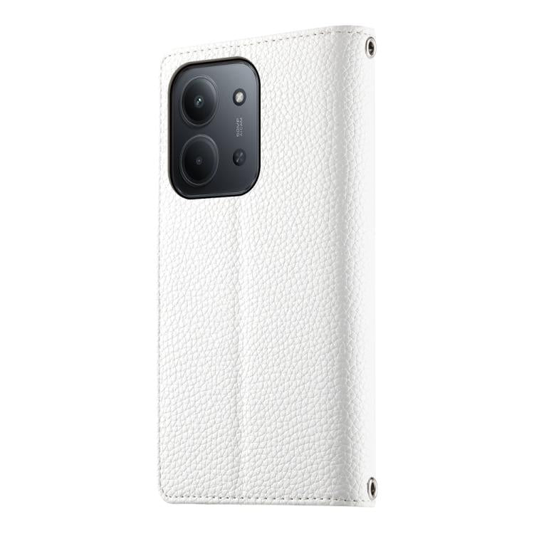 For Redmi 15C 5G / 4G Global 171mm / Poco C85 4G Stitching Multi-card Zipper Wallet Leather Phone Case with Short Strap