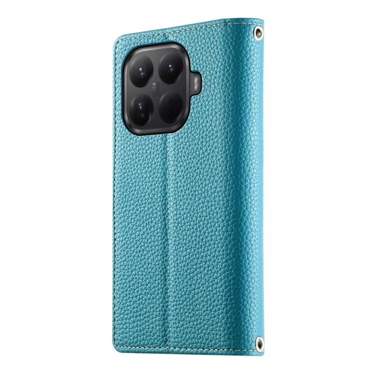 For Xiaomi 15T Pro 5G Stitching Multi-card Zipper Wallet Leather Phone Case with Short Strap
