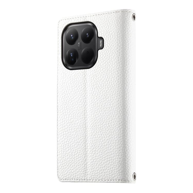 For Xiaomi 15T Pro 5G Stitching Multi-card Zipper Wallet Leather Phone Case with Short Strap