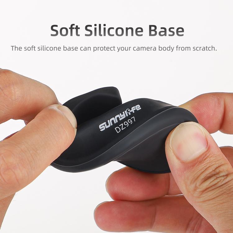 For Insta360 X5 / X4 Sunnylife Silicone Stand Base Car Base - Black