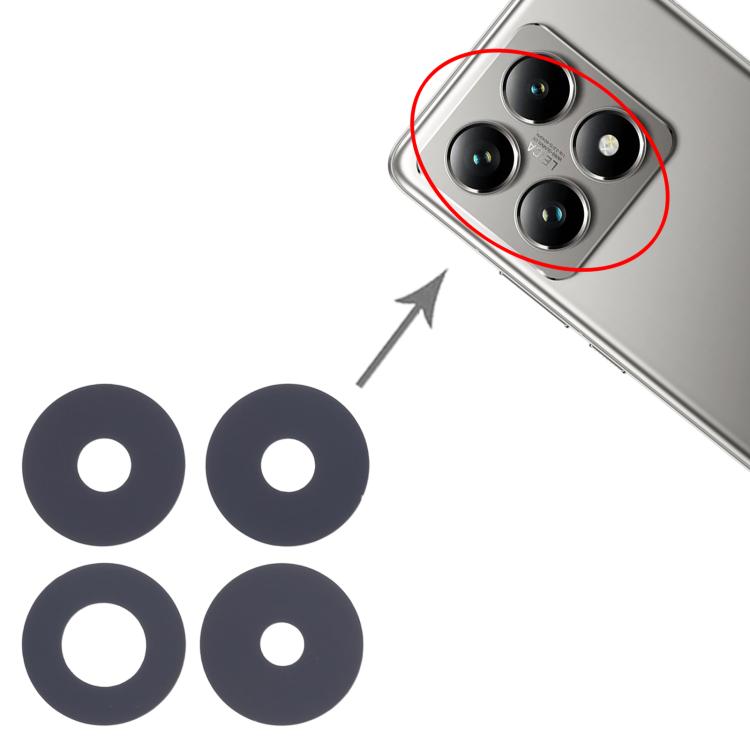 For Xiaomi 14T Pro 5G 10set OEM Back Camera Lens