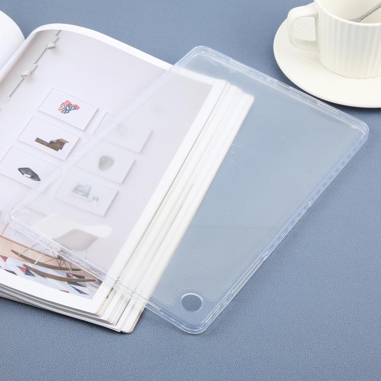For Samsung Galaxy Tab A11+ / A9+ Color TPU Hybrid Clear Acrylic Tablet Case