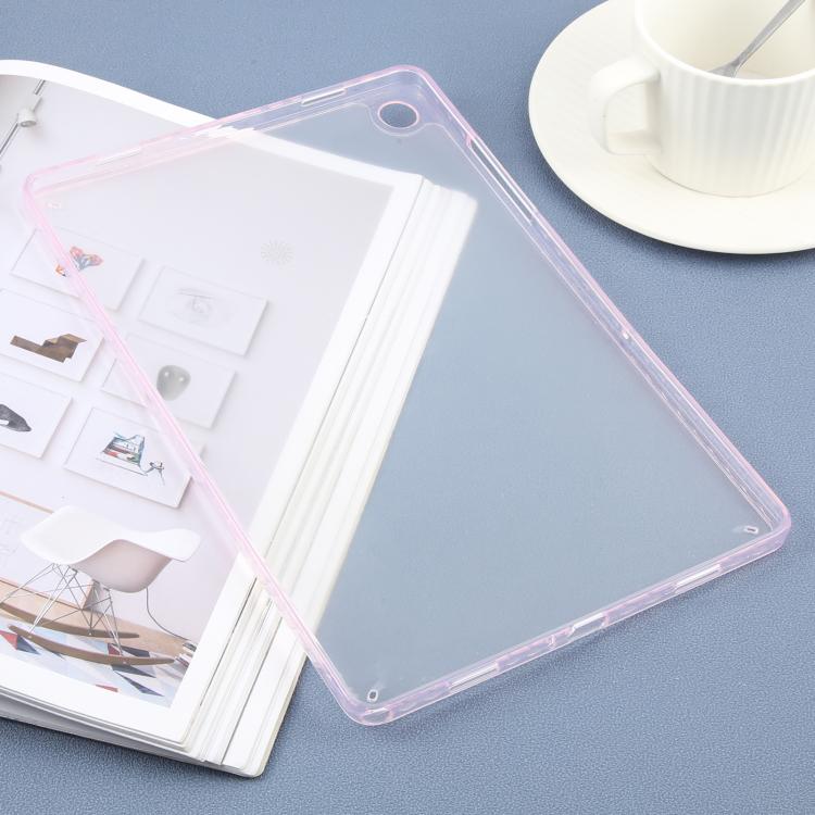 For Samsung Galaxy Tab A11+ / A9+ Color TPU Hybrid Clear Acrylic Tablet Case