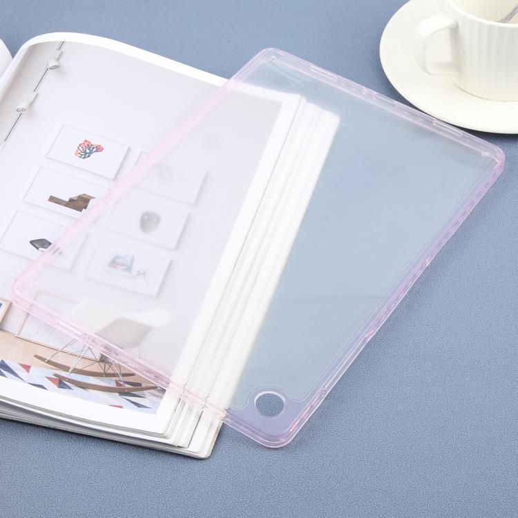 For Samsung Galaxy Tab A11+ / A9+ Color TPU Hybrid Clear Acrylic Tablet Case