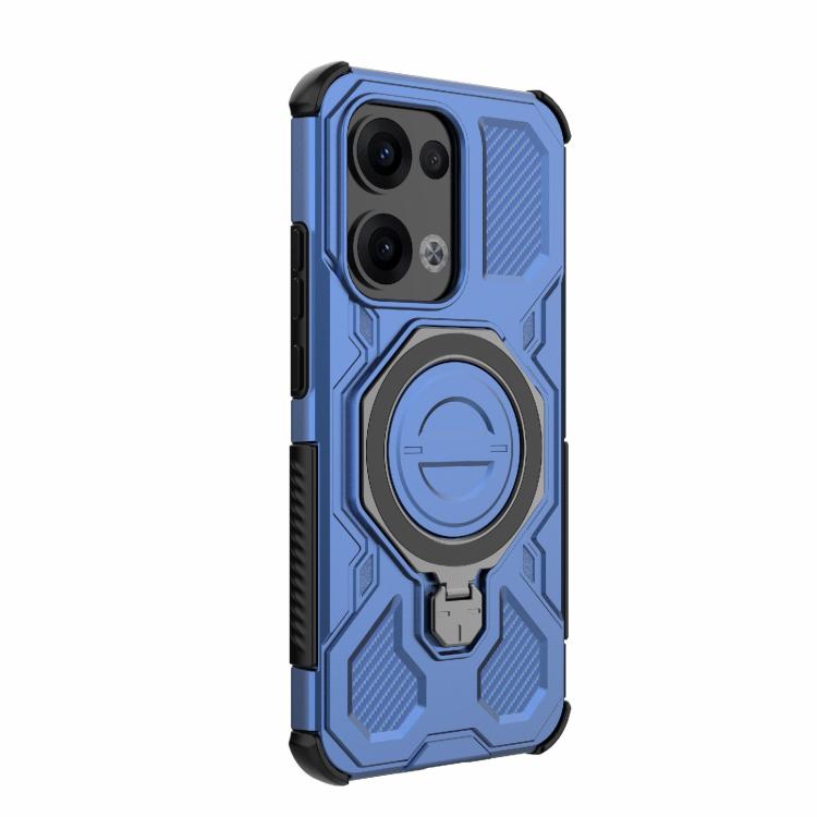 For OPPO Reno13 5G Global J-20 Solid Color MagSafe Magnetic TPU+PC Phone Case
