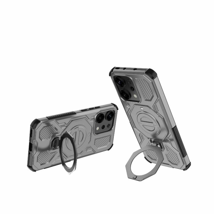 For OPPO Reno14 5G Global J-20 Solid Color MagSafe Magnetic TPU+PC Phone Case
