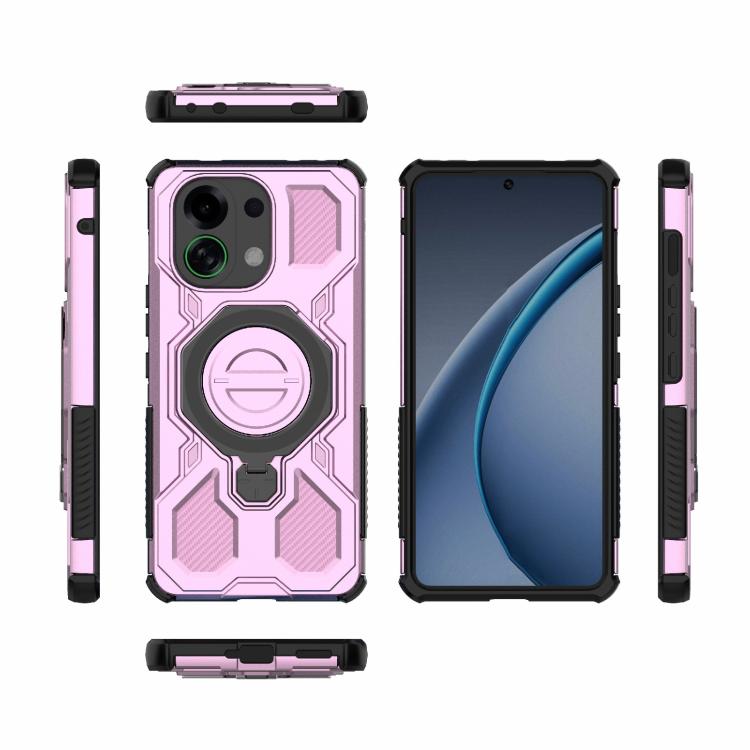For OPPO K13 Turbo 5G J-20 Solid Color MagSafe Magnetic TPU+PC Phone Case