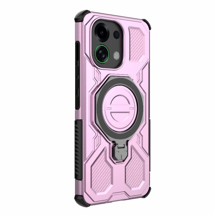 For OPPO K13 Turbo 5G J-20 Solid Color MagSafe Magnetic TPU+PC Phone Case