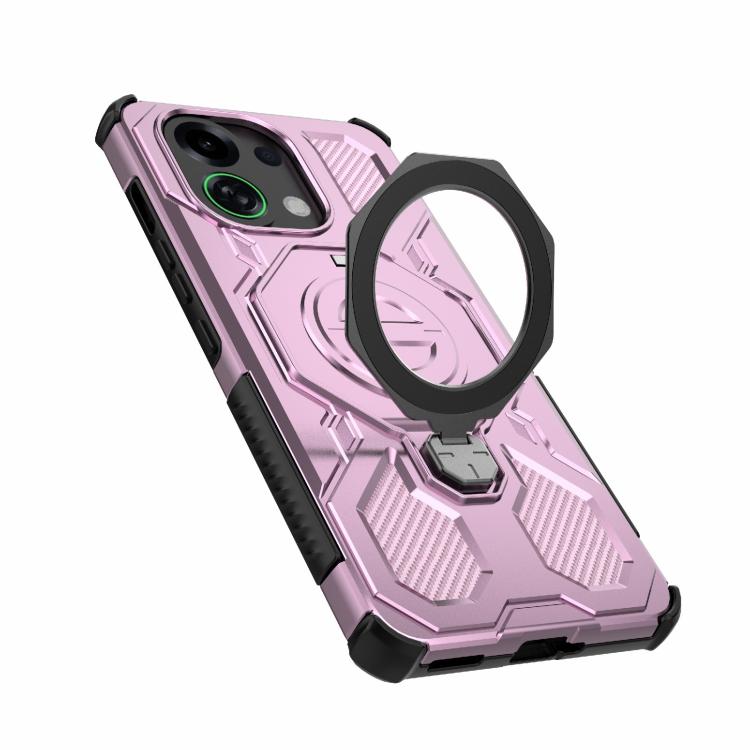 For OPPO K13 Turbo 5G J-20 Solid Color MagSafe Magnetic TPU+PC Phone Case