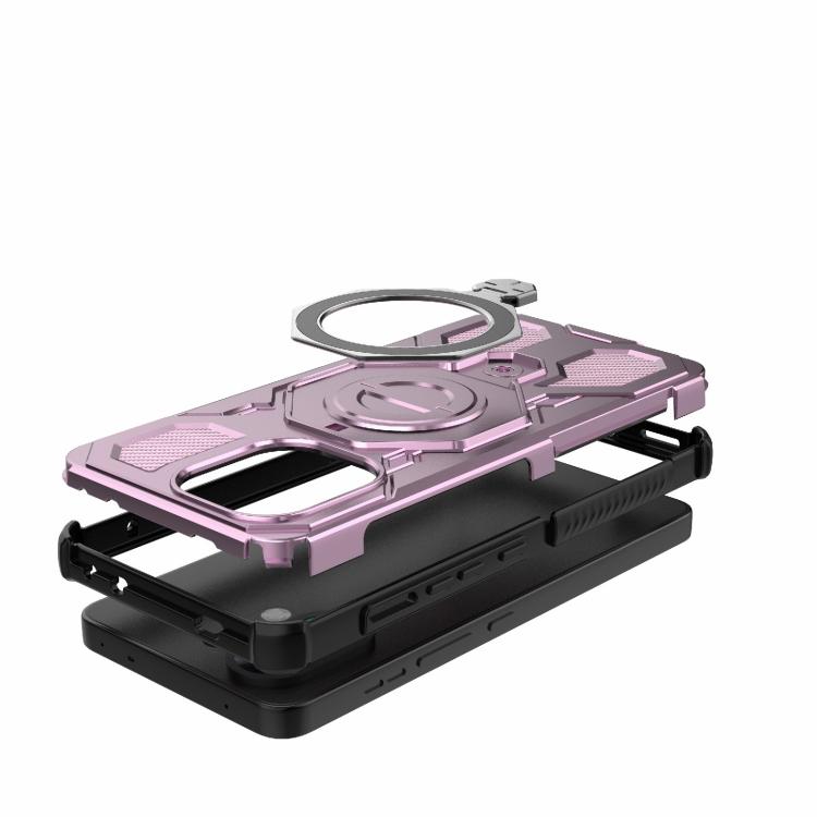 For OPPO K13 Turbo 5G J-20 Solid Color MagSafe Magnetic TPU+PC Phone Case
