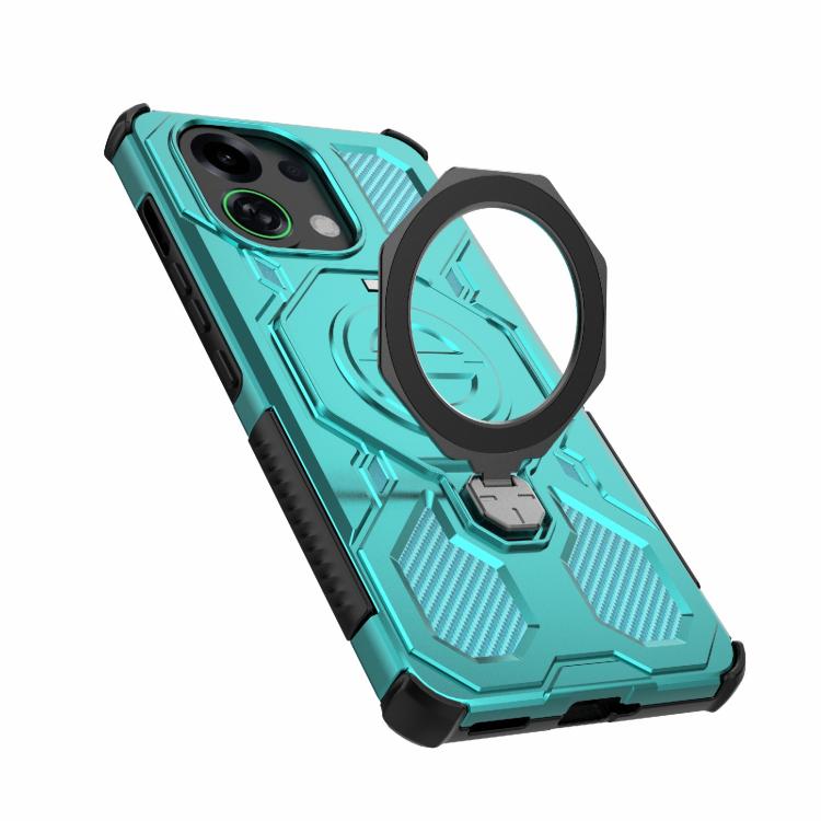 For OPPO K13 Turbo 5G J-20 Solid Color MagSafe Magnetic TPU+PC Phone Case