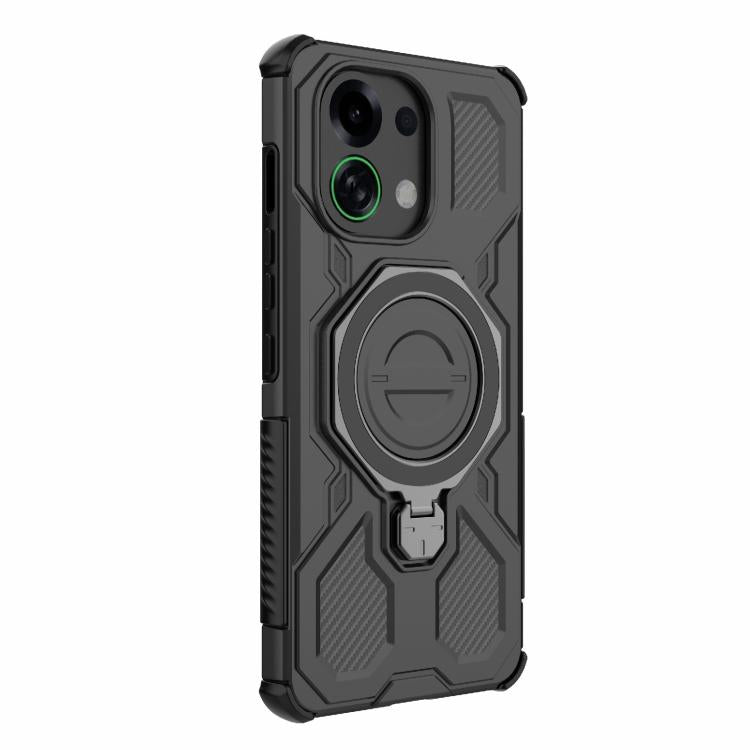 For OPPO K13 Turbo 5G J-20 Solid Color MagSafe Magnetic TPU+PC Phone Case
