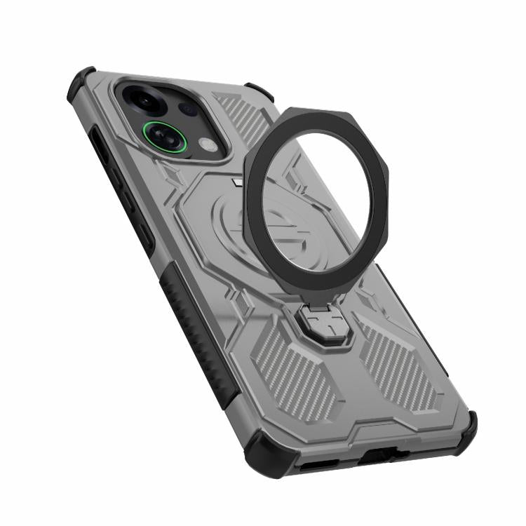 For OPPO K13 Turbo 5G J-20 Solid Color MagSafe Magnetic TPU+PC Phone Case