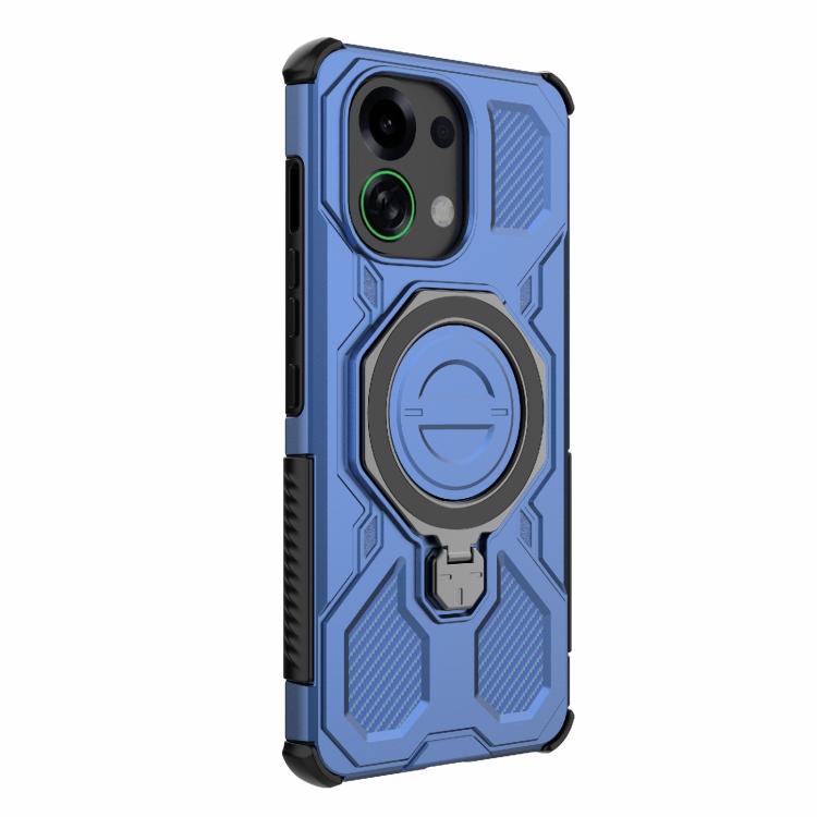 For OPPO K13 Turbo 5G J-20 Solid Color MagSafe Magnetic TPU+PC Phone Case